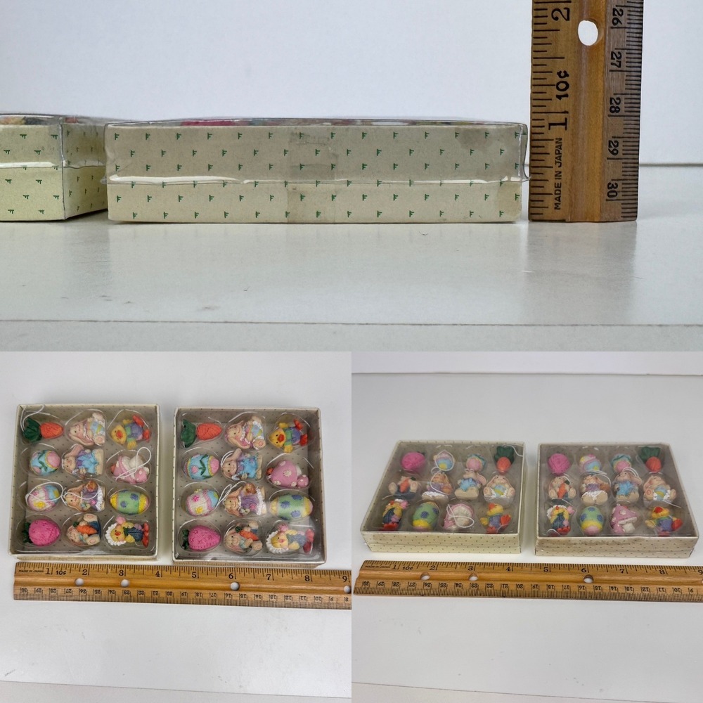 24 Vtg 1999 Spring Easter Small Resin Ornaments Gardening Grannycore Grandmacore - Picture 5 of 9